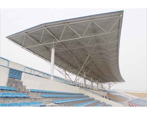 呼伦贝尔河南理工大学体育场看台网架